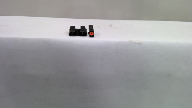 USED EDEMO Trijicon Heavy Duty Night Sights Orange Front Outline For Glock 42 EDEMO1 EDEMO1 Used Condition Fair - Trijicon