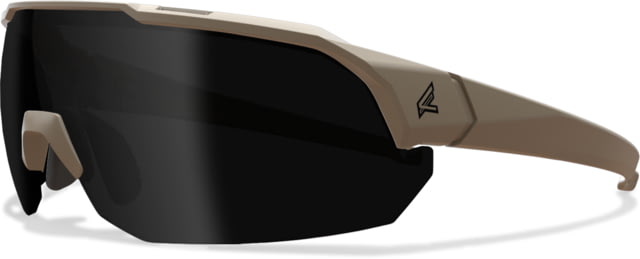 Edge Eyewear ARC Light Shooting Glasses Tan499 Frame Polarized Smoke Vapor Shield Lenses Standard - Edge Eyewear