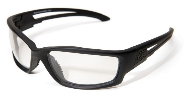 Edge Tactical Eyewear Blade Runner Safety Glasses - Black Frame Clear Lens - Edge Tactical
