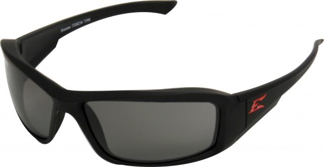 Edge Safety Eyewear Brazeau Glasses - Torque Frame Smoke Lens One Size - Edge Safety
