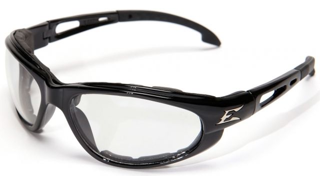 Edge Safety Eyewear Dakura-Black / Clear Lens with Gasket - Edge Safety
