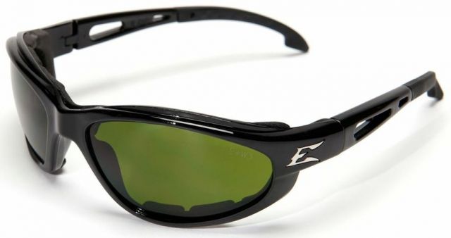 Edge Safety Eyewear Dakura-Black / IR 3.0 Light Welding Lens with Gasket - Edge Safety