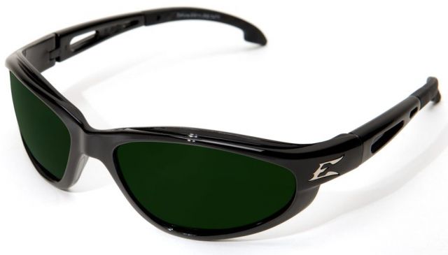 Edge Safety Eyewear Dakura-Black / IR 5.0 Medium Welding Lens with Gasket - Edge Safety