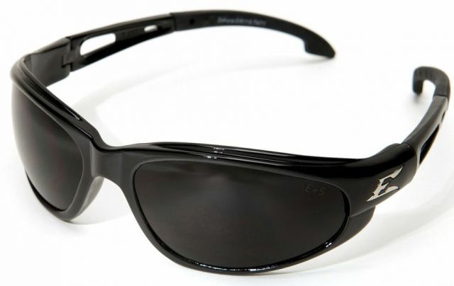 Edge Safety Eyewear Dakura-Black / Smoke Lens with Gasket - Edge Safety