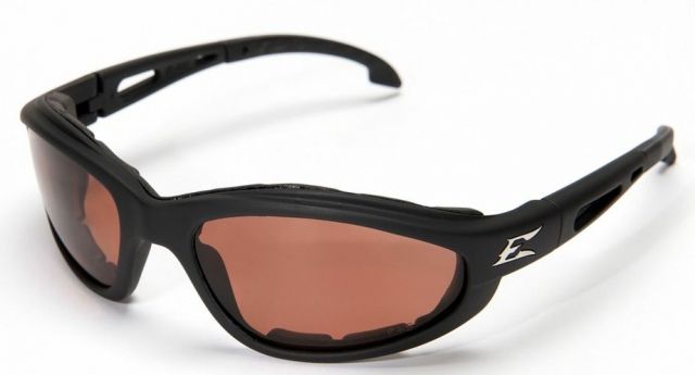 Edge Safety Eyewear Dakura Polarized-Black / Copper Driving Lens with Gasket - Edge Safety