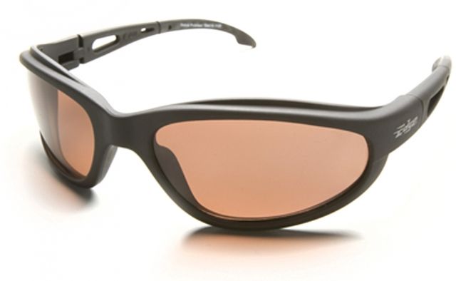 Edge Safety Eyewear Dakura Glasses - Black Frame Polarized Copper 'Driving' Lens One Size - Edge Safety