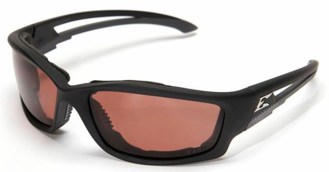 Edge Safety Eyewear Kazbek Polarized-Black / Copper Driving Lens with Gasket - Edge Safety