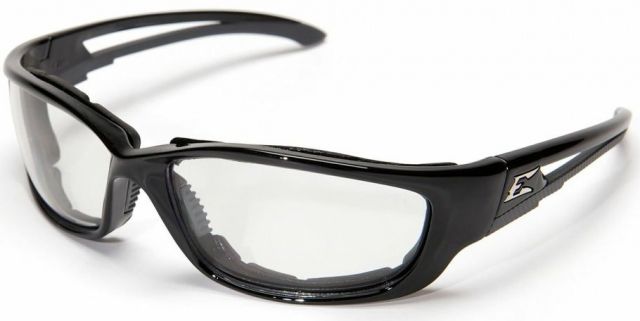 Edge Safety Eyewear Kazbek XL-Black / Clear Lens with Gasket - Edge Safety