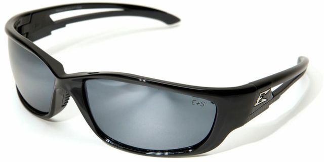Edge Safety Eyewear Kazbek XL-Black / Silver Mirror Lens with Gasket - Edge Safety