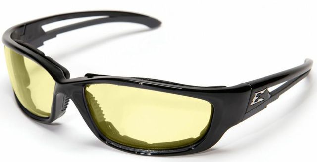 Edge Safety Eyewear Kazbek XL-Black / Yellow Lens with Gasket - Edge Safety