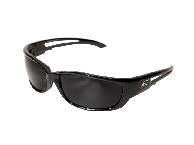 Edge Safety Eyewear Kazbek XL Sunglasses Black Frame Smoke Vapor Shield Lens One Size - Edge Safety