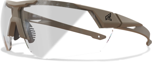 Edge Eyewear Phantom Rescue Shooting Glasses Tan499 Frame Photochromic Vapor Shield Lenses Standard - Edge Eyewear
