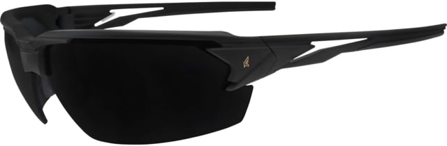 Edge Eyewear Pumori - Matte Black Frame / Polarized Vapor Shield Smoke Lenses Black Frame - Edge Eyewear