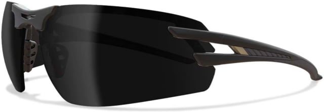 Edge Eyewear Salita - Black Frame / Smoke Vapor Shield Lenses Black Frame - Edge Eyewear