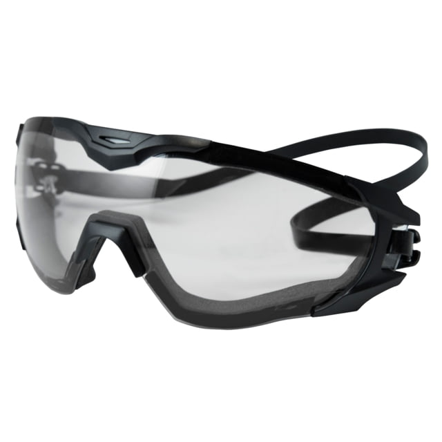Edge Eyewear Super 64 Safety Glasses - Black Frame / Clear Vapor Shield Lenses One Size - Edge Eyewear