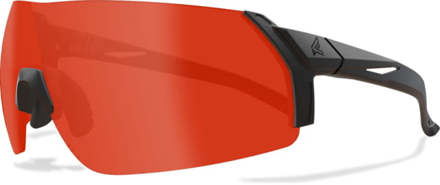 Edge Eyewear Urgent Fury Shooting Glasses Black Frame Orange Lenses for Green Lenses Standard - Edge Eyewear