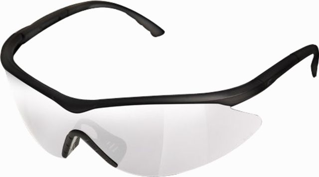 Edge Tactical Eyewear Fast Link Safety Glasses - Black Frame Clear Lens - Edge Tactical