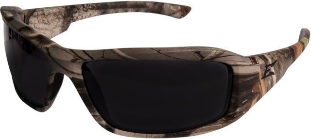 Edge Safety Eyewear Brazeau Sunglasses Forest Camo Frame Polarized Smoke Lens One Size - Edge Safety