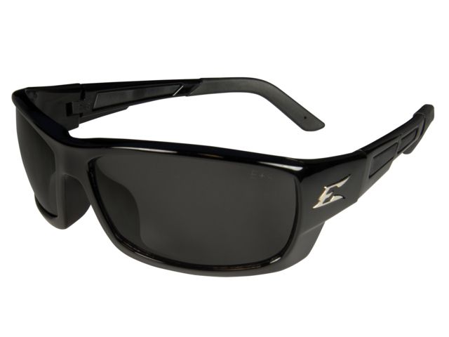 Edge Safety Mazeno Slim Fit Glasses Black Frame Smoke Lens One Size - Edge Safety