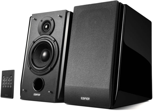 Edifier R1850DB Powered Bookshelf Speakers Black Medium - Edifier