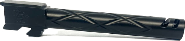 EFK Fire Dragon Glock 22/31 9mm Conversion Pistol Barrel Extended Ported Diamond Fluted Black Nitride