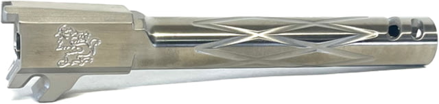 EFK Fire Dragon Sig Sauer P320 9mm Full Size 47in Pistol Barrel Extended Ported Diamond Fluted Polished Stainless - Efk Fire Dragon