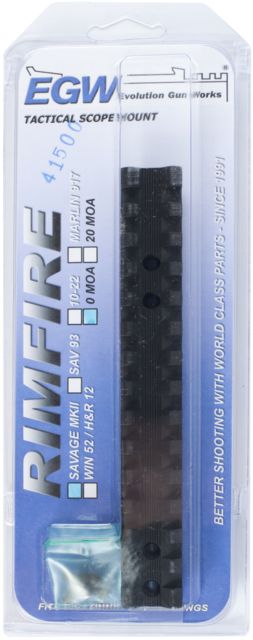 Evolution Gun Works Picatinny Rail Scope Mount Savage Mark II 1-3/8in Ejection Port 0 MOA