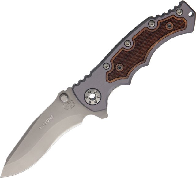 Eickhorn Solingen Pohl One EDC Linerlock Folding Knife4inBohler N-695 SteelGrayGrayAluminum Handle - Eickhorn Solingen