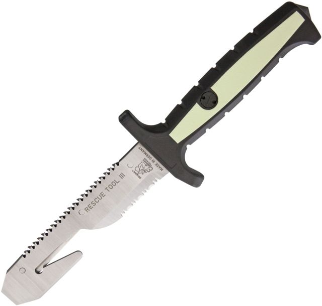 Eickhorn Solingen RT-III Rescue Fixed Blade Knife 5.25in 1.4110 Steel Partially Serrated - Eickhorn Solingen