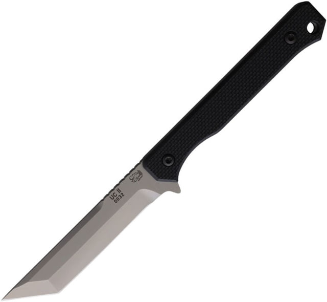 Eickhorn Solingen UC2 Fixed Blade Knife 3.63in Satin Premium Steel Tanto Blade. Black G10 Handle - Eickhorn Solingen