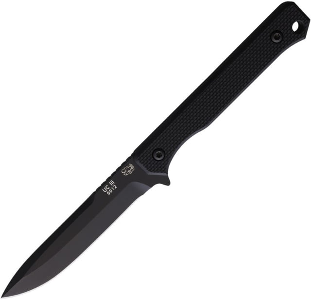 Eickhorn Solingen UC3 Fixed Blade Knife 3.63in Black Premium Steel Spear Point Blade Black G10 Handle - Eickhorn Solingen