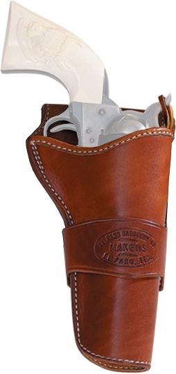 El Paso Saddlery Half Breed Holster Colt Single Action Army Right Hand Russet - El Paso Saddlery