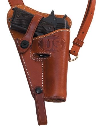 El Paso Saddlery 1942 Tanker Leather Holster S&W Right Hand Leather Russet - El Paso Saddlery