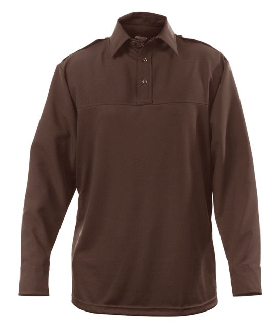 Elbeco Uv1 Undervest Ls Shirt Brown