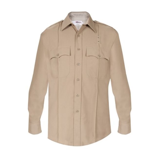 Elbeco Dutymaxx Long Sleeve Shirt - Without Creases Tan