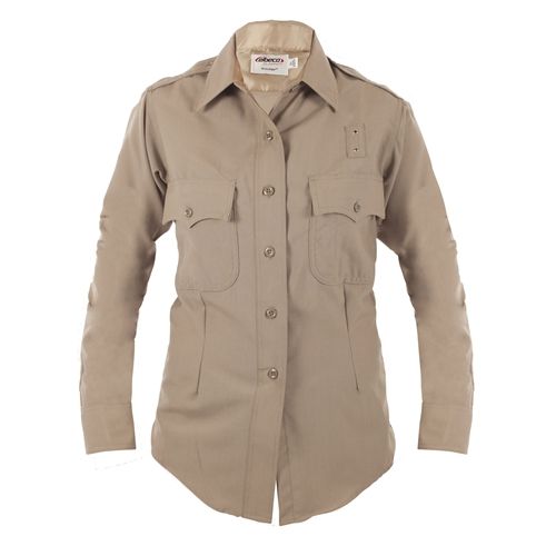 Elbeco Women's La County Sheriff West Coast Ls Shirt Silver Tan