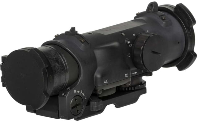 Elcan SpecterDR Rifle Scope w/Integral A.R.M.S. Picatinny Mount 1-4x5.56mm CX5395 Ballistic Reticle Black - Elcan