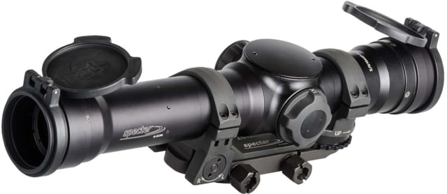 Elcan SpecterTR Rifle Scope Ballistic Reticle w/ Mount 1x/3x/9x5.56mm Black - Elcan