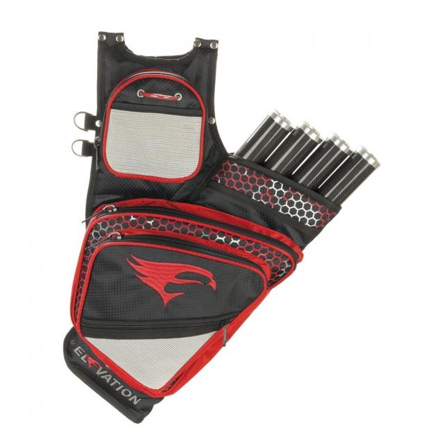 Elevation Adrenalin Quiver Black/Red 4 Tube RH - Elevation