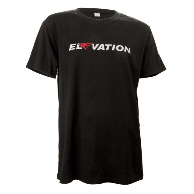 Elevation Logo T-Shirt, Black Medium, 13067