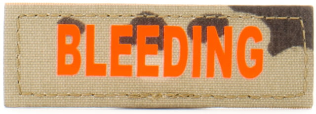 US Eleven 10 1x3 Med Name Tape Patch, Orange - E10-7003-BLEEDING-MTC/ORG Tech Data