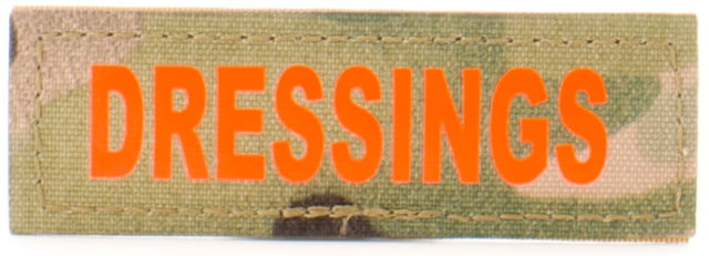 Eleven 10 1x3 Med Name Tape Patch Orange - Eleven 10