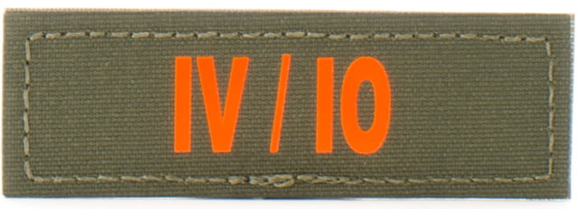 Eleven 10 1x3 Med Name Tape Patch Orange - Eleven 10