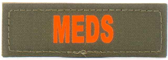 Eleven 10 1x3 Med Name Tape Patch Orange - Eleven 10