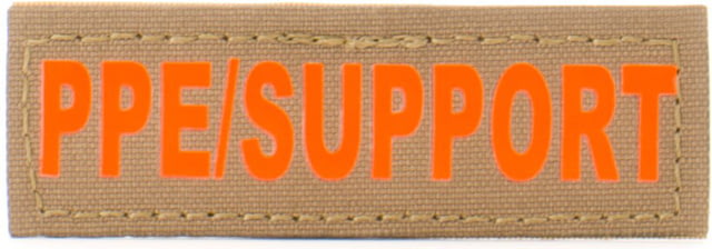 Eleven 10 1x3 Med Name Tape Patch Orange - Eleven 10