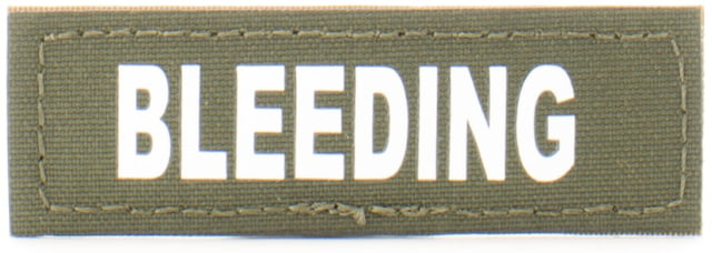 Eleven 10 1x3 Med Name Tape Patch White Glow - Eleven 10