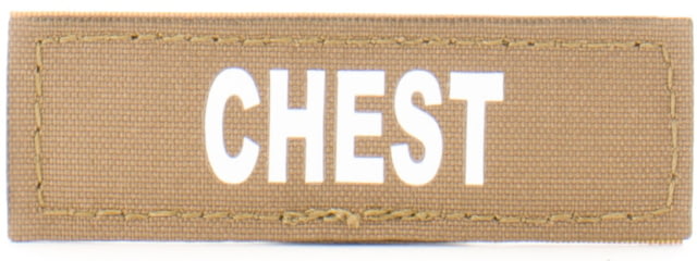 Eleven 10 1x3 Med Name Tape Patch White Glow - Eleven 10