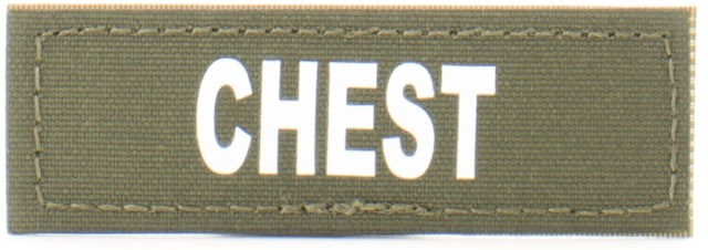 Eleven 10 1x3 Med Name Tape Patch White Glow - Eleven 10