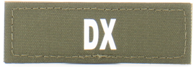 Eleven 10 1x3 Med Name Tape Patch White Glow - Eleven 10