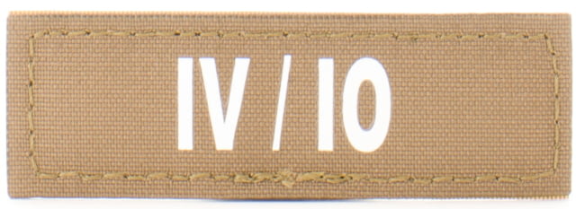 Eleven 10 1x3 Med Name Tape Patch White Glow - Eleven 10